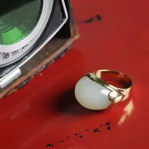 제이드유 춘천옥 고마루 세공 옥반지