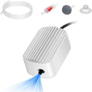 노비크 콰이어트 아쿠아리움 에어 펌프 3W/4.5W/5W/9W 어항 산소 에어레이터 스톤 항공 튜브 포함 체크