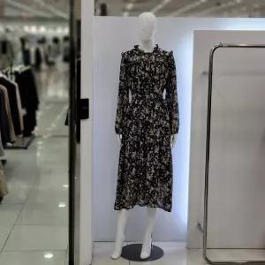 [꼼빠니아]루즈핏 플라워 쉬폰 롱원피스 CAFU4 WOP820 455_YS