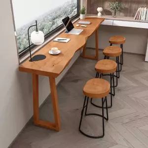 긴책상 서재 넓은 일자형 크 원목 책상 긴 빈 좁은