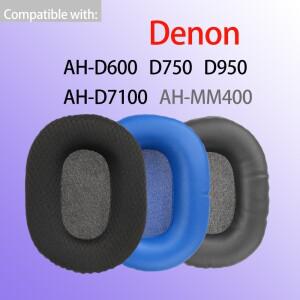 [호환품]Denon AH-D600 D750 D7100 헤드폰 AH-MM400 이어 쿠션 교체용 폼 패드 커버용   메쉬 이어패드