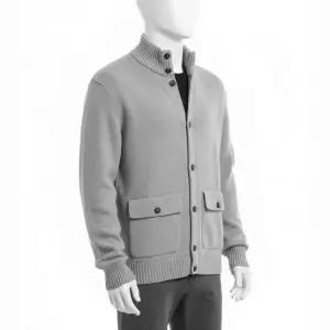 씨피컴퍼니 컴팩트 코튼 풀버튼 렌즈 니트 가디건 18CMKN078A 913