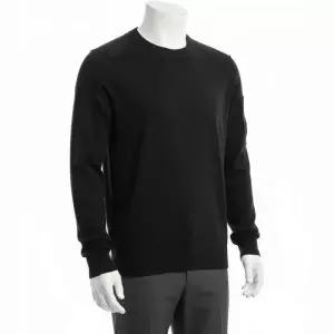 씨피컴퍼니 씨 아일랜드 렌즈 니트 남자 라운드넥 스웨터 블랙 16CMKN129A