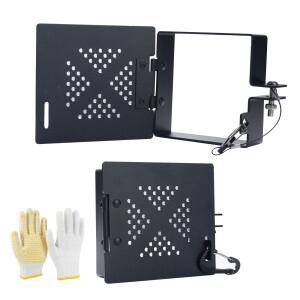 알루미늄 RV 범퍼 엔드 캡 2개 세트 4인치 사각 적합 막힘 방지 통풍구 포함 내구성 있는 보관용 액세서리