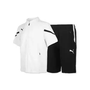 푸마 KK 여름 반팔 트레이닝복 운동복 츄리닝 세트 화이트블랙 1950237