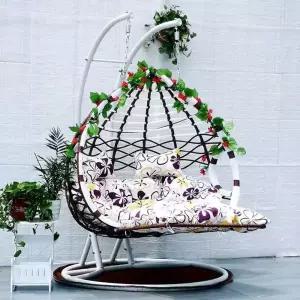 흔들 의자 바구니 그네 거실 체어 둥지형 요람 등나무 해먹