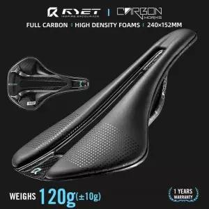 RYET3D안장 RYET 3D 프린팅 155mm 풀 카본 자전거 안장 7x9 초경량 120g 시트 EVA 트라이애슬론 MTB 사이클