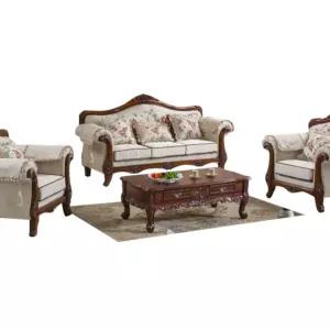 엔틱소파 유럽풍 거실 대형 2인용 원목 쇼파 1인용 2인 컬러