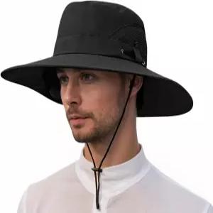 남성 여성용 Hapforever 와이드 선 모자 자외선 차단 비치 버킷 낚시 포장 가능한 부니