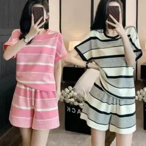 [SBD] 세트 밴딩바지 면 핫팬츠 5부반바지 휴가 반바지코디