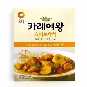 청정원 카레여왕 스위트카레맛 180g 카레 짜장 카레가루 짜장가루 3분카레