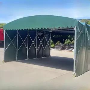 이동식 천막 자바라 주차장 창고 행사 노점 캐노피 야외 그늘막 텐트 차고 차광막