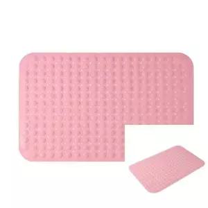 ( )미끄럼방지 욕실매트 57x88cm 라이트핑크 호텔욕실발매트 화장실매트욕실매트