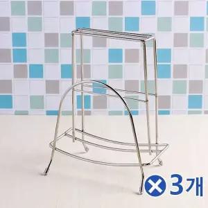 [RIZPICK]TBZ 다용도 스텐 웨이브 칼도마꽂이x3개 칼꽃이 주방수납