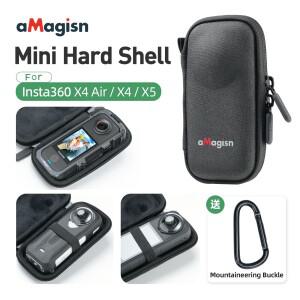 인스타360 호환 X4 Air/X4/X5용 aMagisn 바디백 보관 가방 섀도우 스톤 휴대용 보호 케이스 액세서리용)