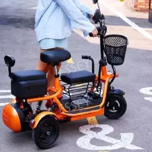 3륜 배달용 전기자전거 스쿠터 어르신 48V 장보기