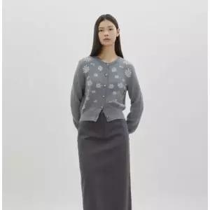 [롯데백화점]씨씨콜렉트 플라워 자카드 가디건(C261KSL002)