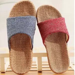 준캡 거실실내화 왕골슬리퍼 보카시심플