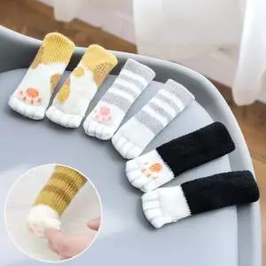 의자다리커버 고양이발 소음긁힘방지 4p 의자발커버 니트양말