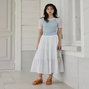 [랩][LAP] 레이스 프릴 티어드 롱스커트 AR2WS571 (P003792559)