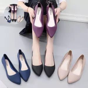 장마철신발 pvc소재 말랑말랑 젤리슈즈 심플 여성 구두 패션화