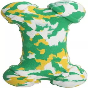 공격적인 츄어를 위한 데쿤 인멸 불가능한 개 뼈 장난감 안전한 대나무 섬유 및 무독성 천연 고무