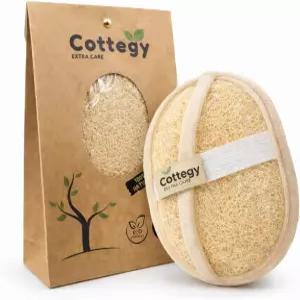 이집트 루파 각질 제거 스크러버 천연 바디 얼굴과 몸을 위한 목욕 및 샤워 스펀지 100 남성 여성 더블