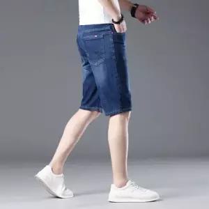 샤오원샵 남친 데님 캐주얼 여름 청반바지 일자 키작남 반바지 꾹2