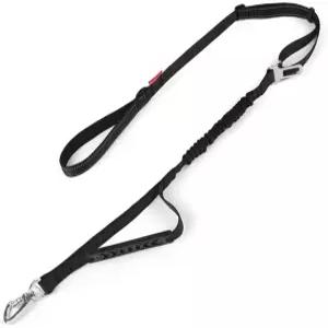 J L VVMEET 전술 개 목줄 헤비 듀티 46피트 반사형 밀리터리 스트롱 노 풀 쇼크 흡수 번지 도그 리드 패딩