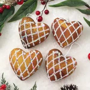 (도토로) 쿠키마을 트리 오너먼트 4p세트(하트도넛)