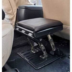 차량용발받침대 카시트 뒷자리 디딤판 차량용발받침 석 발받침대 쿠션 자동차 뒷 매트