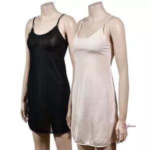 여자 잠옷 원피스 실크 웨어 am 속옷 인견 슬립ijk740