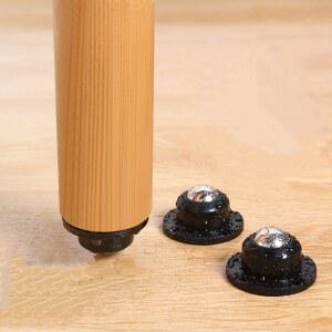 4PCS 자기 스틸 회전 범용 쓰레기통 스테인레스 미니 가구 도르래 학위 360 바퀴