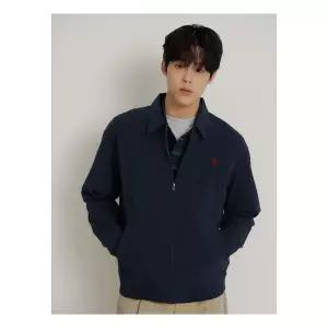 [빈폴멘] 칼라넥 집업 써커 저지 아우터 네이비 (BC6341C64R)