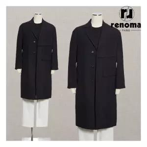 [레노마캐주얼][얼리버드]SS 블랙 솔리드 초경량 오버핏 롱 트렌치 코트 RPMIBH02AJD