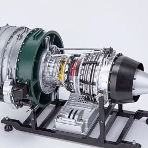 조립 모델 키트 데스크탑 장식 TECHING 듀얼 로터 터보팬 엔진 전기 성인  선물