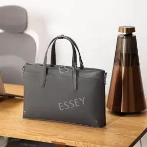 DIY 만들기 패키지 회색 소재 가죽공예 남성 가죽가방 고품질 서류가방 재료 소가죽