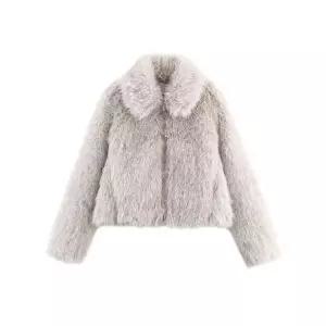 여자 캐주얼 인조 매일예쁜 집업 코트 효과 퍼 야구 점퍼 인기1