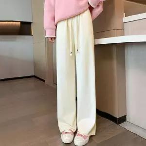 [쉐도우샵]여성바지 외출바지 따뜻한 겨울 기모 루즈핏 밴딩팬츠 (30097958A)