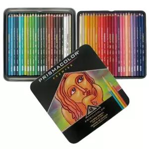 학교용품 프리즈마 유성색연필 48색