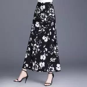 여자 스커트 롱 여름 오피스룩 슬림핏 프린트 힙업 데일리 머메이드 SPO마켓2