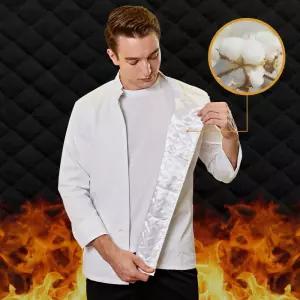 쉐프복 겨울 레스토랑 조리복 긴팔 호텔 식당 유니폼 고급