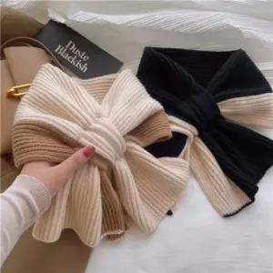 쁘띠 목도리 겨울 여성 귀여운 악세사리 투톤목도리 쁘띠목도리 가을목도리 가을머플러