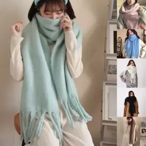 라떼 무지 머플러 긴목도리 롱 목도리 겨울 넥워머 여