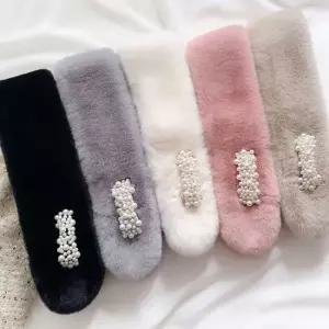 여자 겨울 털 목도리 쁘띠 페이크 퍼 넥 워머 머플러 겨울용머플러 겨울여행머플러