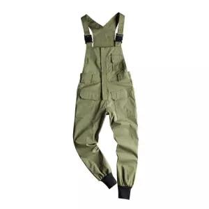 블랙 오버롤 남자멜빵바지 도색 슈트 주황색 정비복 작업복