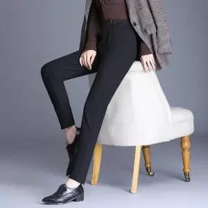 팬츠 여자 모직 배기 추동 정장 9부 원픽3