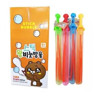 왕 스틱 비눗방울 특대형 280ml 1박스 16개입