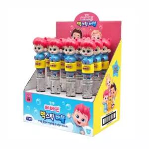 핑크퐁 베베핀 빅스틱 버블 비눗방울 1박스 12개입 막대 비누방울 비누액
