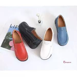 여성통굽단화 슬립온 중굽 스니커즈 케주mno655